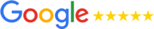 Google reviews banner